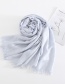 White Solid Color Cashmere Scarf Shawl