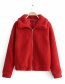 Red Lamb Short Coat