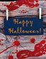 Fashion Multicolor 31005 Halloween Blood Footprints Wall Sticker