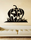 Fashion Multicolor Kst-58 Halloween Wall Sticker Pumpkin Head Pvc Removable Wall Sticker