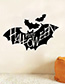 Fashion Multicolor Kst-40 Halloween Bat Wall Sticker
