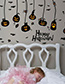 Fashion Color Sk9094 Halloween Pumpkin Wall Sticker