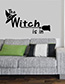 Fashion Multicolor Kst-8 Halloween The Witch Is In Wall Sticker