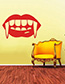 Fashion Multicolor Kst-50 Halloween Vampire Tooth Wall Sticker