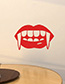Fashion Red Kst-50 Halloween Vampire Tooth Wall Sticker