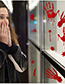 Fashion Multicolor Sk31007 Blood Handprint Pvc Wall Stickers