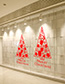Fashion Red Ss-20 Christmas Gift Christmas Tree Wall Sticker