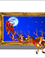 Fashion Color Ks66263d Three-dimensional Christmas Deer Wall Sticker