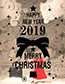Fashion Black Ss-24 Christmas Wall Sticker