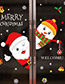 Fashion Xh6251 Color Cartoon Hanging Ball Christmas Wall Sticker