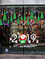 Fashion Color Xh6255 Cartoon Christmas Tree Sticker