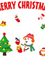 Fashion Color Xh6251 Santa Claus Self-adhesive Seamless Wall Paper