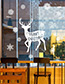 Fashion Multicolor Sk-j-6040 Christmas Snowflake Elk Static Sticker