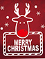Fashion Color Dlx7203 Letters Happynewyear Christmas Wall Sticker