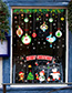 Fashion Color Xh6256 Cartoon Santa Claus Wall Sticker