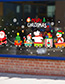 Fashion Color Xh6252 Santa Claus Self-adhesive Seamless Wall Sticker