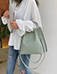 Fashion Matcha Green Pleated Shoulder Bag