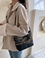 Fashion Beige Stone Pattern Crossbody Shoulder Bag