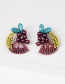 Fashion Red Wine Fruit Earrings