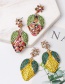 Fashion Color Mango Fruit Earrings