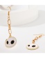 Fashion Golden Zombie Alloy Drip Earrings
