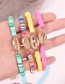 Fashion Color System Alloy Shell Bracelet