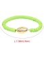 Fashion Color System Alloy Shell Bracelet