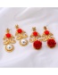 Fashion White Pearl Flower Earrings