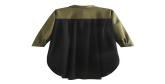 Fashion Black Splicing Single-breasted Jacket