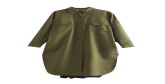 Fashion Green Splicing Single-breasted Jacket