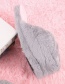 Fashion Gray Cartoon Bear Paw Plush Cotton Slippers