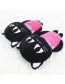 Fashion Black Cartoon Baotou Cat Plush Cotton Slippers