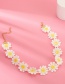 Fashion Yellow Daisy Flower Necklace