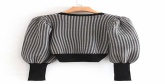 Fashion Black Houndstooth Sweater