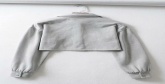 Fashion Gray Plush Single-breasted Lapel Jacket