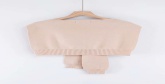 Fashion Apricot Single-piece Lace Vest