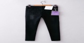 Fashion Black Elastic And Velvet Jeans