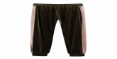 Fashion Armygreen Velvet Lace-up Trousers