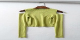 Fashion Green Off-the-shoulder Long Sleeve Pullover