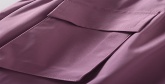 Fashion Purple Elasticated Waist Multi-pocket Sports Drawstring Dressing Overalls