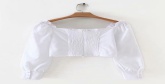 Fashion White A Row Of Buttoned Collar Shirts