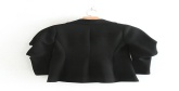 Fashion Black Pleated Sleeve Suit