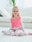 Fashion Rose Red Rabbit Sleeveless Flannel Baby One-piece Home Service