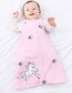 Fashion Pink Pony Flannel Sleeveless Cartoon Air Conditioning Suit