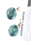 Fashion Green Acetate Earrings Acrylic Round Blue And White Porcelain Earrings