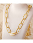 Fashion Gold Single Shell Necklace