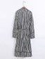 Fashion Stripe Striped Coat