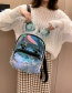 Fashion Blue Star Unicorn Sequins Parent-child Backpack
