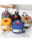 Fashion Color Canvas Cartoon Label Backpack