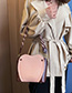 Fashion Pink Contrast Shoulder Hand Crossbody Bag